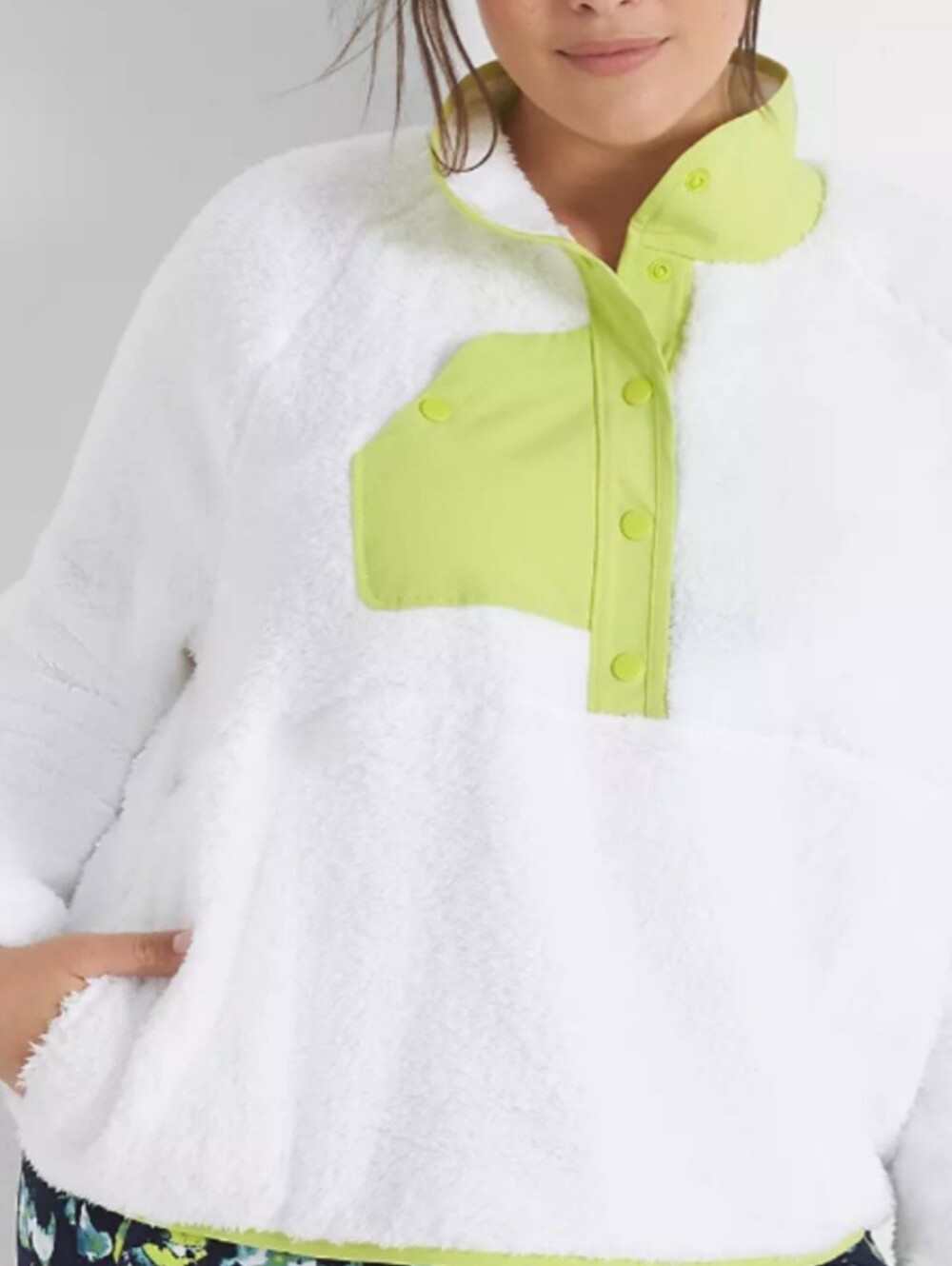 NEW. Free People Movement Hit The Slopes Fleece Jacket
